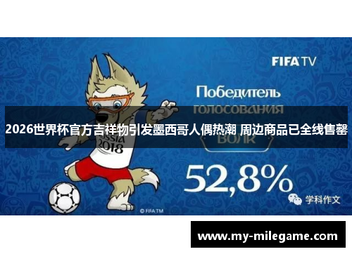 2026世界杯官方吉祥物引发墨西哥人偶热潮 周边商品已全线售罄 2026世界杯官方吉祥物引发墨西哥人偶热潮 周边商品已全线售罄